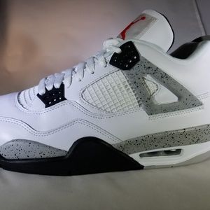 Men's Air Jordan 4 White Cement